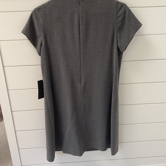 SportMax Dark Grey A-Line Dress - Picture 9 of 14